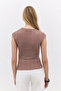 Gathered Basic Blouse - 4
