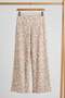 Comfortable Fit High Waist Wide-Leg Viscose Mix Women's Trousers - 7