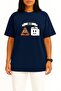 Oversized Best Friend Kaka and Toilet Paper Chest Printed Unisex T-Shirt - 2