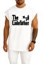 Oversized the Codefather - Computer Programmer Chest Printed Tank Top