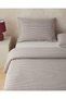 Tattersall Yarn-Dyed Single Bed Sheet Duvet Cover Set 160X220 cm Brown - 2
