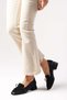 Tilda Black Color Blunt Toe Short Heeled Women's Shoes - 7