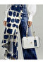 White 5-Compartment Chain Hand Strap Detailed Women's Bag with Shoulder Strap - 3