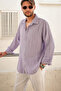 Maldiv Lila 100% Cotton Men's Shirt - 2