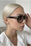 Rosiqe Black Nude Uv400 Protected Ultra Lightweight Unisex Sunglasses - 2