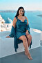 Plus Size Satin Degaje Collar Strap Nightgown & Robe Set - 3