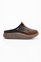 Women's Brown Orthopedic Sole Comfortable Closed-Front Slippers-Sabo Slippers-Hospital Slippers S1670 - 3