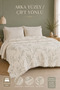 Muslin Bedspread Pike 220X240 – 100% Cotton, Bohemian Tasseled Reversible - 2