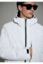Water Repellent K Hooded Gray Inflatable Jacket 0110441-83746