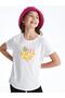 Crew Neck Printed Short Sleeve Girls' T-Shirt (S4)