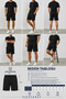 Men's Black White Red Green Grey Sports Shorts Basketball Football Striped Shorts Fitness Running Bermuda - 6