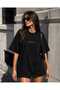 Women's Oversize Printed 100% Cotton T-Shirt - 3
