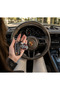 Silver Color Keychain Compatible with Porsche - Silver Metal Premium, Cayman Cayenne Panamera - 4