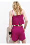 Mid-Rise Straight Cut Shorts - 4