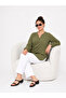 Women's Comfortable Cut Cotton Viscose Tunic Shirt - 5