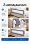 205 cm Bed Barrier - Child Bed Barrier, Bed Rail, Bed Barrier with Retractable Mechanism - 5