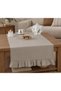 Buldan Handmade Linen Color Ruffle Runner - 2