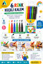 Adel felt tip pen set 6 pieces 222 0222 001