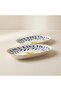 Lemon Patterned 2-Piece 24 cm Porcelain Kayık Plate Set - 5