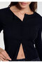 Black Cardigan Fitted / Bodycon Cut 1710846-900 - 4