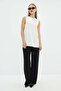 Basic Crew Neck Sleeveless Tunic - 3