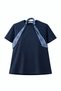 Women's chic scarf interlock short sleeve blouse - 3