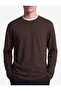 Cotton Long Sleeve Crew Neck Basic T-Shirt - 4