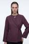 Women's Long Sleeve Shirt with Tie Detail