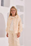 4-8 Years Stephanie Girl's 3-Piece Set -Latte- - 2