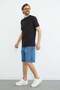 Slogan Embossed Crew Neck T-Shirt - 4
