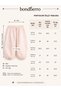 100% Cotton Muslin Fabric Baby Girl and Child Loose-Fit Pants (Powder) - 4