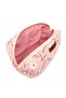 Women's Floral Patterned Makeup Bag - Fluffy Bag Organizer, Skincare Bag, 100% Cotton - 3