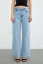 Zippered Palazzo Jean - 6