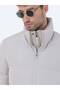 معطف منسوج كاجوال بياقة واقفة من Stone Regular Fit - 5
