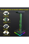 RGB Gaming Headphone Stand Dual USB Port 3.5mm Audio Port 10 Lighting Effects Desktop Gaming Head... - 5