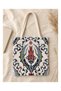 Women's Chinese Woven Shoulder Bag Casual Tote Bag - 5