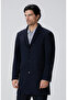 Limited Lacivert Kaşmir Palto - 5