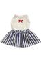 Lady Small Breed Dog Dress with Denim Skirt - 3