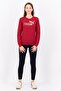 Women Regular Fit Long Sleeves Outdoors Sweatshirt, Maroon - 2