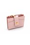 Women's Powder-Colored Wallet with Card Compartments, Zipper, Coin Pocket, Snap Closure, Slim Design, for Everyday Use - 8