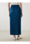Original Elastic Waist Pleated Skirt - 4
