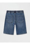 Trendlucky Regular Fit Men's Jean Shorts with Difference in Color - 8