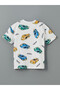 Original Oval Collar Printed Boys' T-Shirt 2-Pack - 5