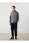 Trendlucky Men's Sweatshirt with a High Collar with a Difference - 2