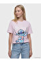 Xside Pink Stitch Printed 100% Cotton Women's T-Shirt - 2