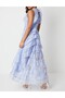 Rochie lunga, Albastru - 2
