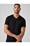 Men's V-neck CoTTon T-Shirt - Brand Logo 85641 - 7