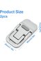 Laptop Stands,2-Pack Foldable Mini Notebook Stand,Ultra Thin,Adjustable,Invisible,Silver,for Desk,Computer,Keyboard - 2