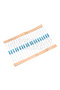 20pcs 2.2 ohm 1/2W 2.2R 2R2 Metal film resistor 1/2W resistance - 4