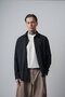 Men's Embroidery Detailed Long Sleeve Aerobin Oversized Shirt Black
